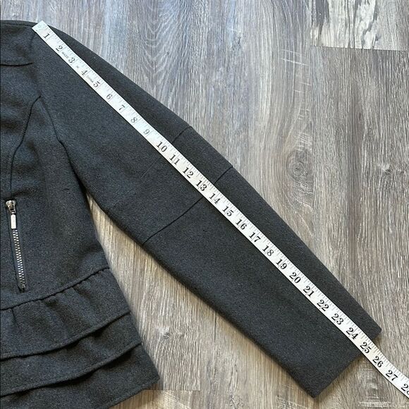 Yoki | large | dark gray | Peacoat Double-Breasted Jacket | like new | 1597-1690 - Picture 4 of 9